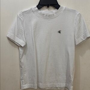 Calvin Klein White Short Sleeve Tee